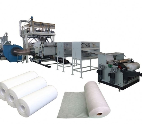Blown Sheet PP Nonwovens Fabric Polypropylene Melt Extruder Machine Production Line