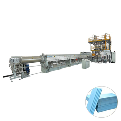 Automatic xps foam plant CO2 / Enathol extruder polystyrene board line machine